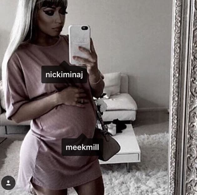 instagram nicki minaj pregnant